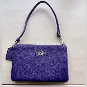 Coach Mini Wristlet in Purple